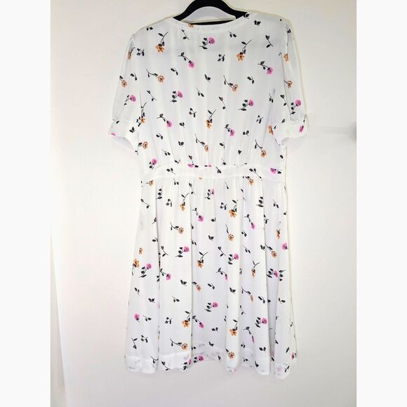 Madewell Daylilly Pintuck Mini Dress in Sweet Blossoms Size S Coquette Garden - Picture 8 of 11